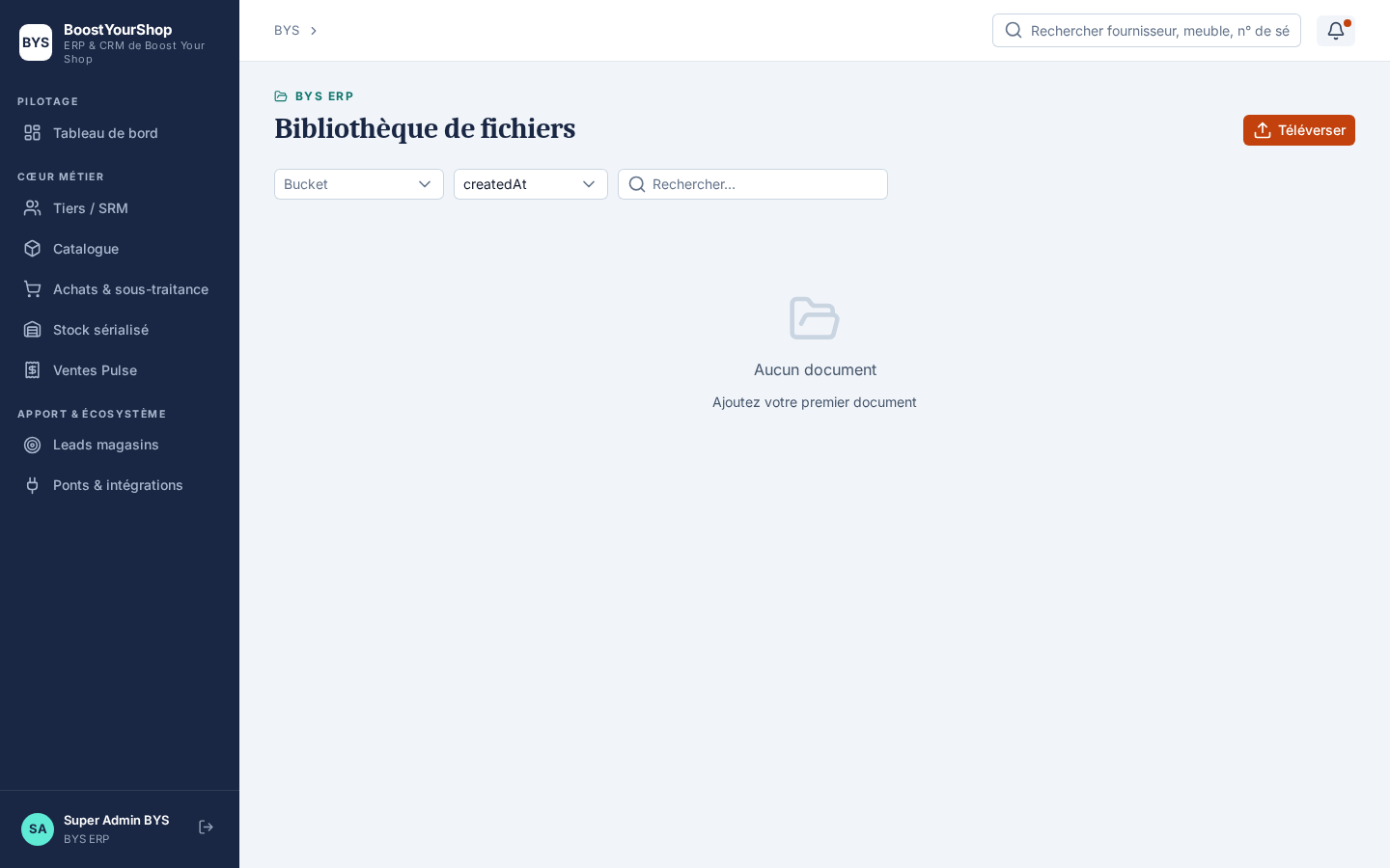 Fichiers — la bibliothèque de documents